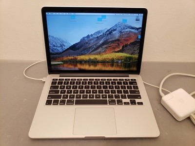 Apple MacBook Pro 13 A1502 Intel i5 2.6GHz 128GB SSD 8GB RAM OSX High Sierra