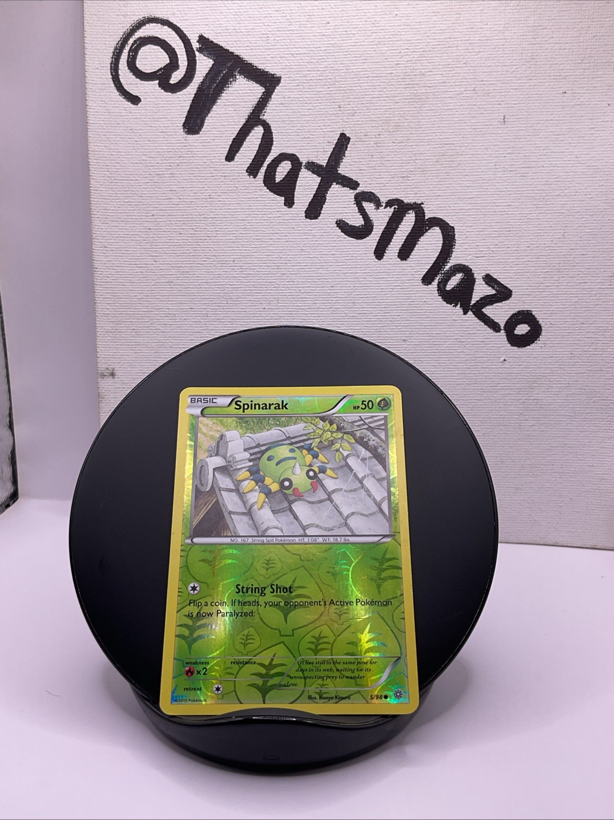Spinarak 5/98 XY - Ancient Origins Reverse Holo