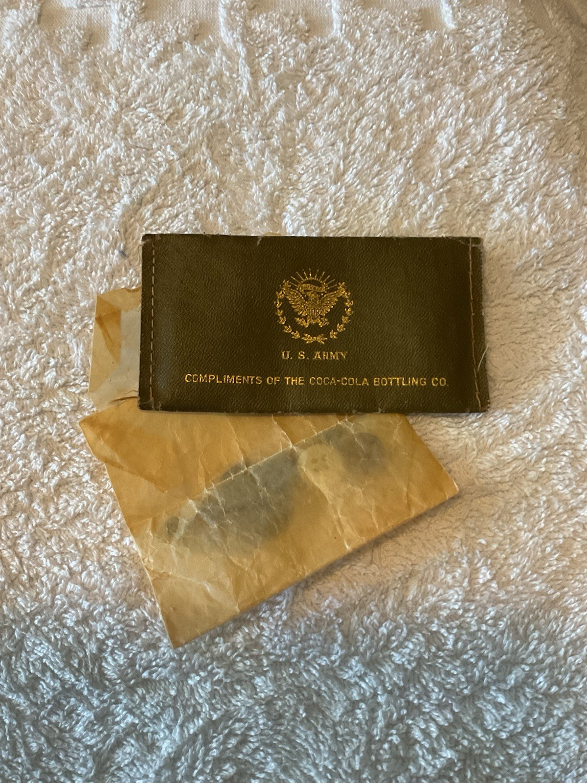 U.S. Army WWII Button/ Sewing Pouch Compliments Of Coca Cola Bottling ...