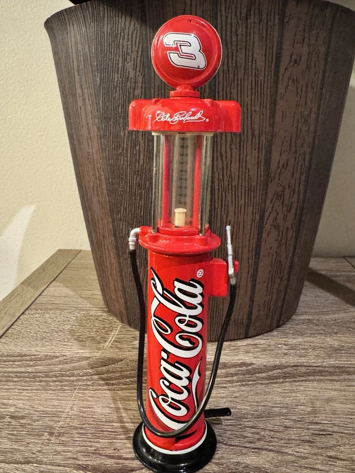 1998 both Dale Earnhardt #1+#3 Coca Cola (Coke) Action 1/16 Scale Retro Gas Pump - Image 4 of 4