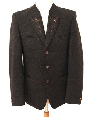 Julius Lang Trachten Herren Sakko Jacket Grösse 90 Vintage Schurwolle S628