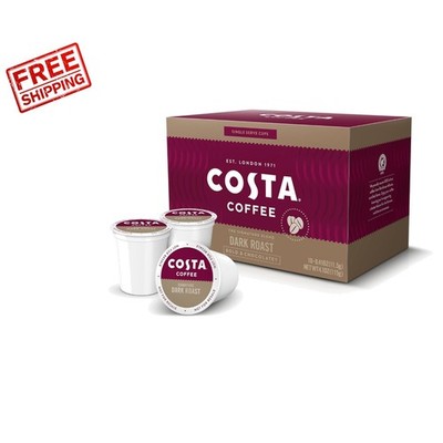 10 Count Dark Roast Coffee Pods - Smooth & Nutty Arabica Blend for Pod Brewers