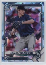 2021 Bowman Sapphire Chrome Prospects Aqua Refractor 53/99 Emerson Hancock 19fv