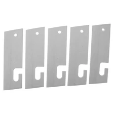  5 Pcs Removable Flexible Silicone Squeegee Bathroom Glass Cleaning Tool