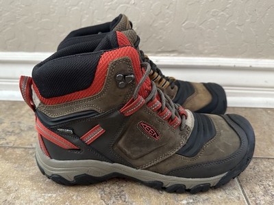 Keen Men's Mid Waterproof Hiking Boots Bungee Cord/Black~Sz 9