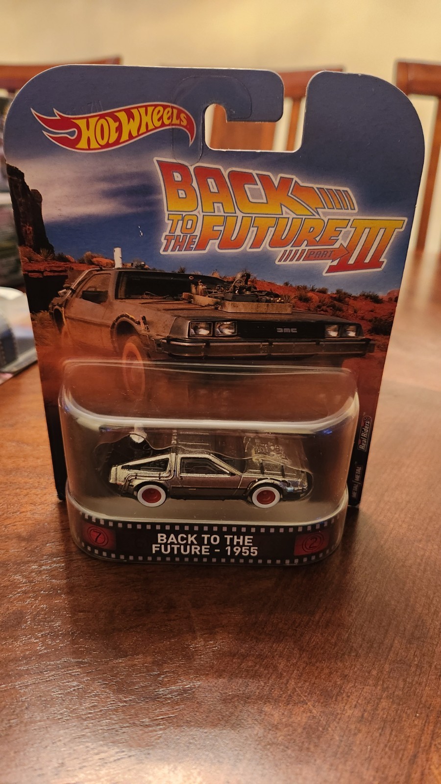 Hot Wheels - BACK TO THE FUTURE 1955 Time Machine- DeLorean Retro Ent 1:64 DWJ77