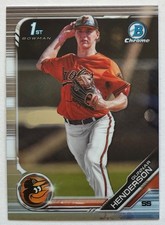 Gunnar Henderson - 2019 Bowman Draft Chrome #BDC-22 - 1st Bowman - Orioles 1