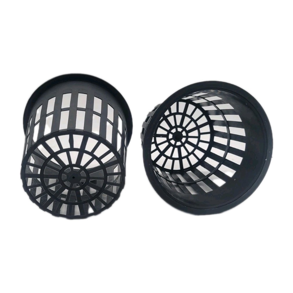 4-Inch Hydroponics Net Pots – Heavy Duty Mesh Cups for DWC, Aquaponics