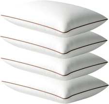Pillows Standard Size Set of 4 - Bed Pillows for Sleeping 4 Pack, Cooling
