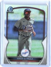2023 Bowman Chrome Josue De Paula BCP-172 MLB Prospects Refractor #/499