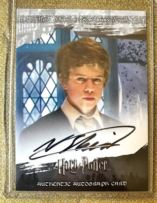 Harry Potter OOTPH Nick Shirm as Zacharias Smith Autograph Card | eBay