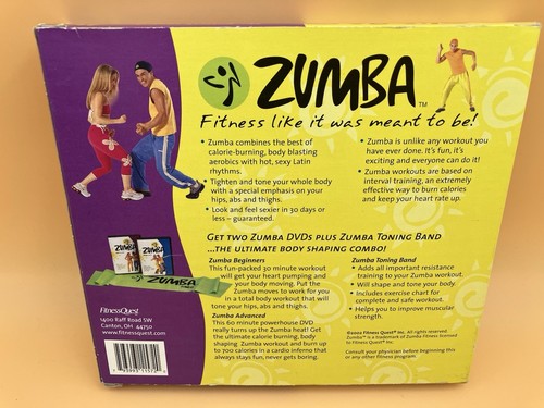 Zumba 2 DVD Box Set 2002 plus Toning Band. DVDs für Anfänger & Fortgeschrittene - Bild 2 von 4