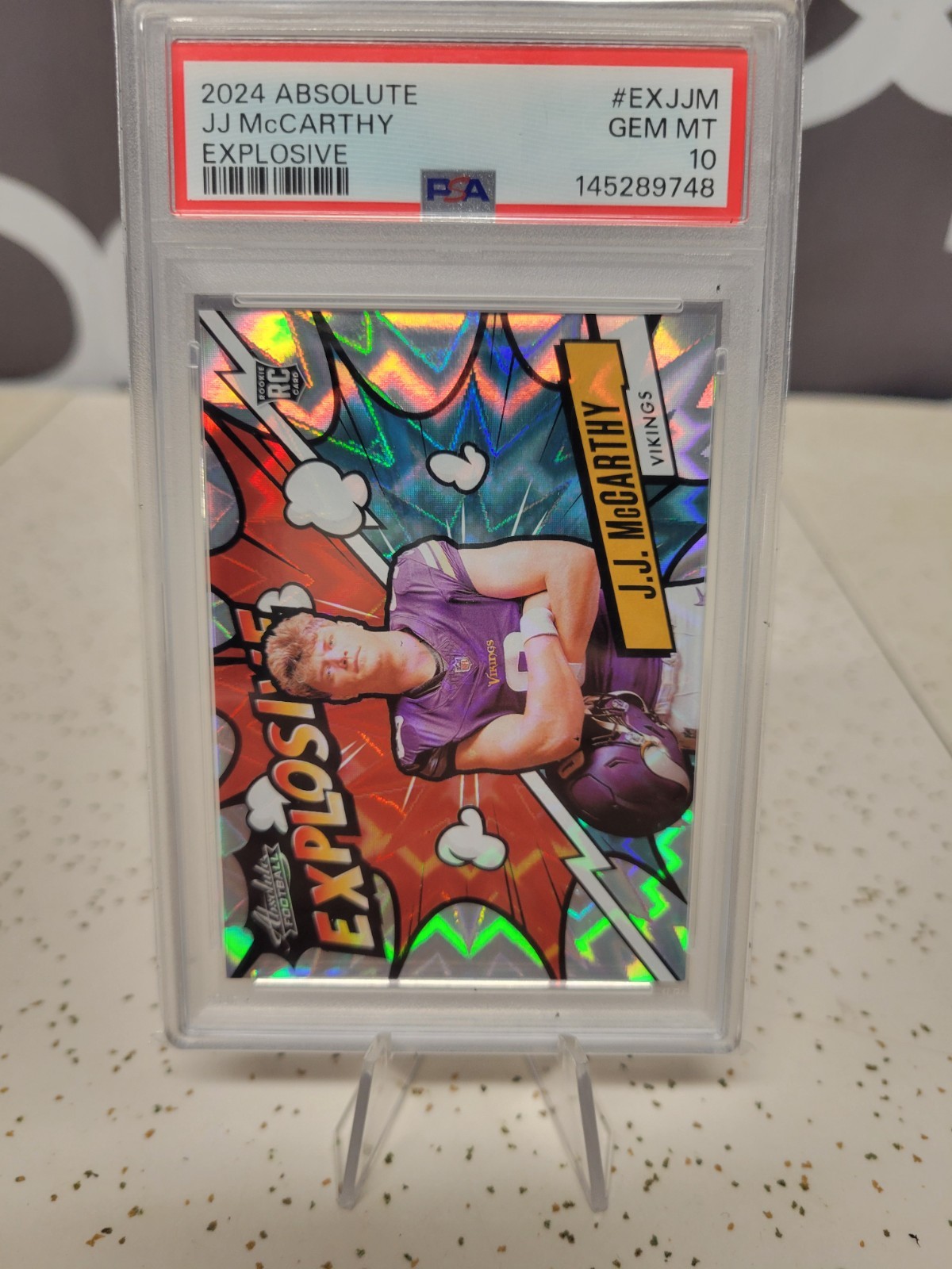 JJ McCarthy Panini Absolute Explosive #EXJJM Base