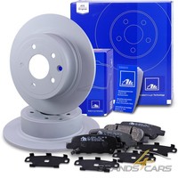 ATE Bremsscheiben Ø291,5 Voll+BremsbelÄGe Hinten FÜR Nissan Juke F15 Qashqai J10