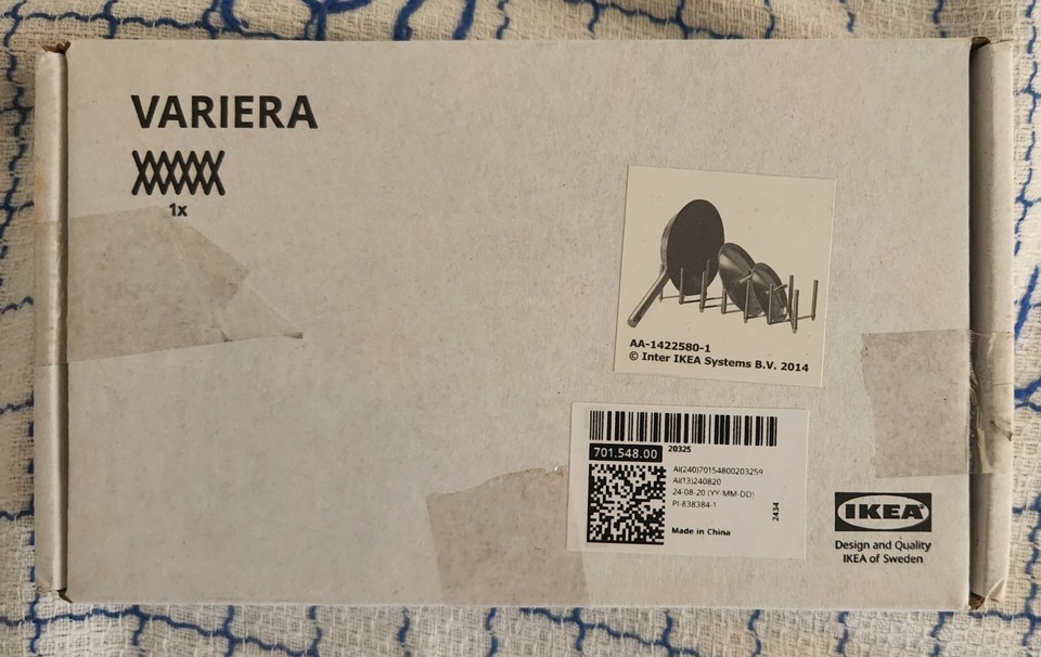 Ikea Rationell Variera Stainless Steel Pot Lid Divider Adjustable ...