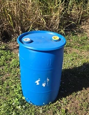 Use 30 Gallon Barrel Closed Head Poly Drum Industrial Storage Plastic Tank