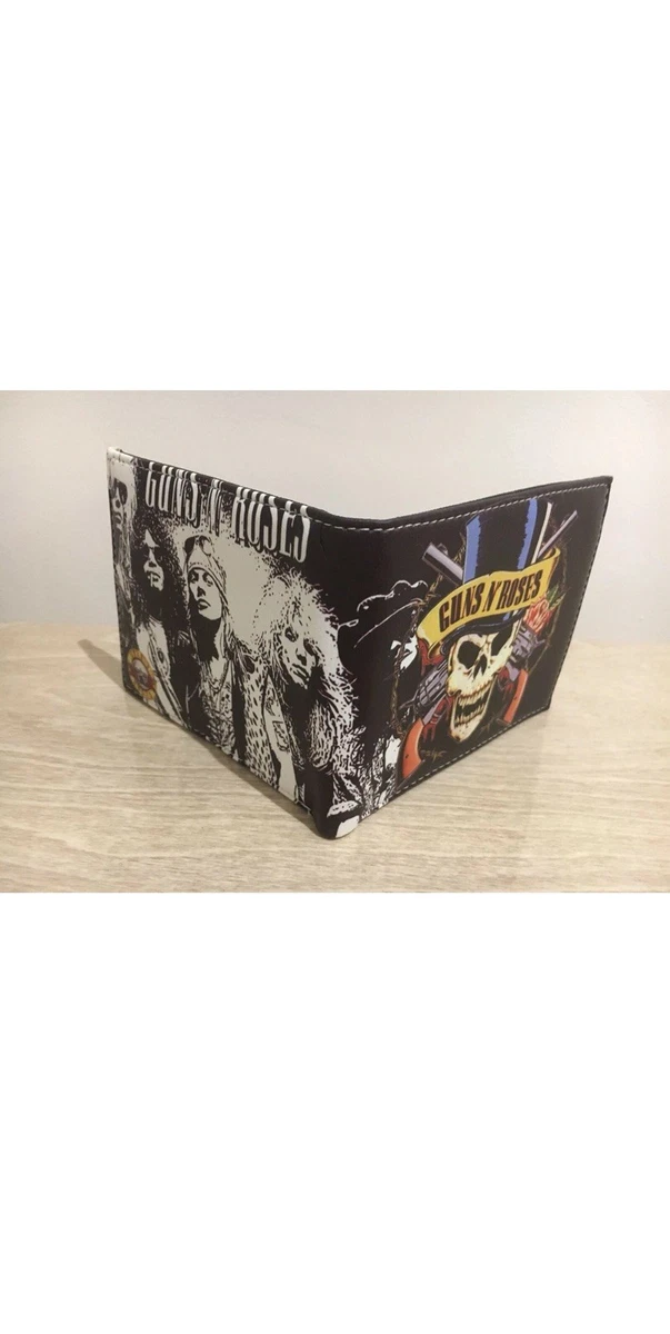 Rocksax Portafoglio Ufficiale Guns N' Roses – Logo, 13x12x2 Cm, 6 Slot Per Carte, Portamonete Con Zip, Merchandising Ufficiale - 5