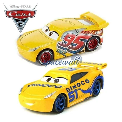 2-Cars Disney Pixar Cars No.95 No.51 Rusteze Cruz Ramirez Diecast Toy Cars Gifts - Bild 1 von 4