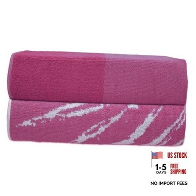 Topical Palm Oversized 2 Pack Beach Towels 39X59 Inch - 2 Pack Pink Paradise
