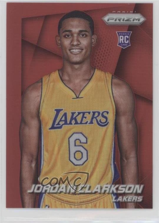 2014-15 Panini Prizm Red Prizm /49 Jordan Clarkson #287 Rookie RC