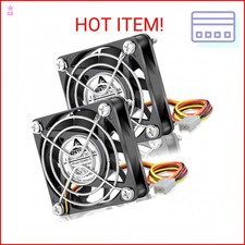 GDSTIME 60mm x 15mm Fan 3 Pin, 12V Brushless DC Cooling Fan 60x60x15mm for PC Ca