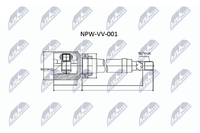 NTY Gelenksatz Antriebswelle NPW-VV-001 FüR V70 Volvo 850 C70 S70 874 1 875 876