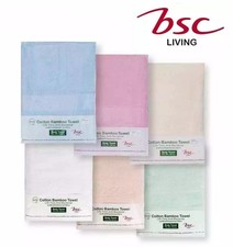 34 x 85 cm BSC 70 Bamboo Cotton Towel Soft Quick Dry Antibacterial Eco-Friendly