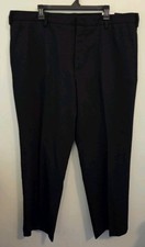 George Men's 42x30 Relaxed Fit Suit Pants RICH BLACK Dress Pants 21426