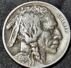 1919-D Buffalo Nickel Choice XF Superb Eye Appeal Strong Strike