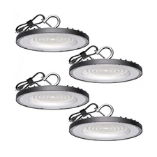 4 Pack UFO LED High Bay Light 150W(600W MH/HPS Equiv.), 21000lm, 5000K Daylig...