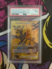 Pikachu & Zekrom GX SM248 Promo Gold Tag Team PSA 9 on eBay