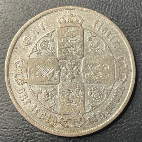 Photo of a 1853 Victoria Florin from an eBay listing that sold on Jul 5, 2026