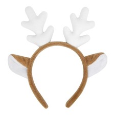 Deer Antlers Headband - Reindeer Antler Deer Ears Headbands for Women Deer Co...
