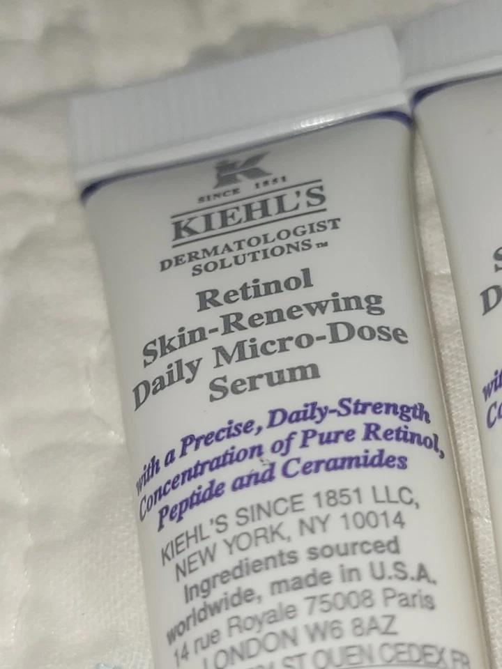Kiehl's Skin Renewing Micro-Dose Serum New Trial Size Lot Of 2 10ml/0.34oz - Image 2 of 4