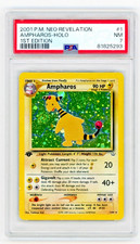 2001 Pokemon Neo Revelation Ampharos 01/64 1st Edition Holo PSA 7 *SWIRL* on eBay