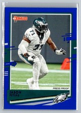 2020 Donruss #209 Jason Peters Press Proof Blue