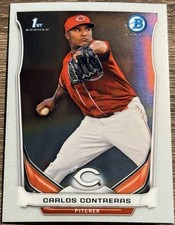 2014 Bowman Chrome #BCP65 Carlos Contreras Cincinnati Reds Baseball Card