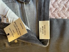 Image of River Island Skinny Stretch Jeans Grey W28 L32 New With Tags
