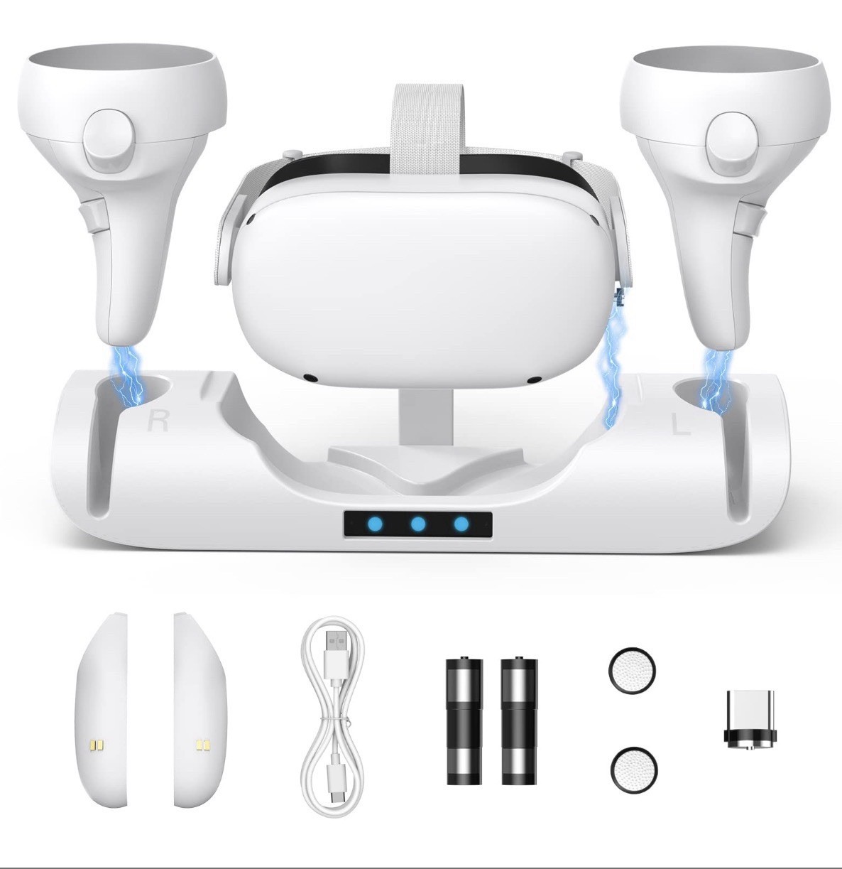Oculus Quest 2 Magnetic Charging Dock Station
