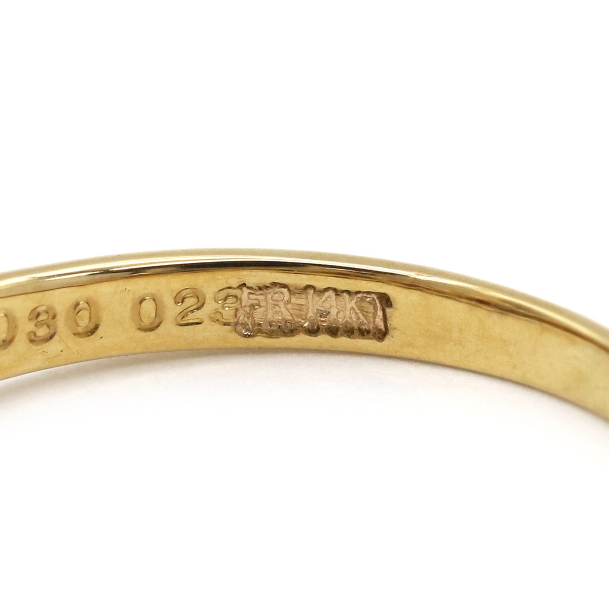 Ring ring Ruby da Earring K14 Ruby diamond gold O… - image 3