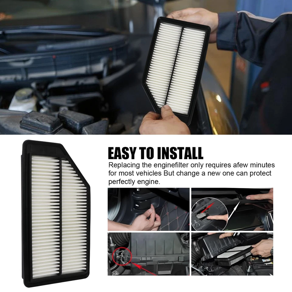 Filtro de aire del motor para Honda Odyssey 2011 2012 2013-2015 17220-RV0-A00 CA11042. Foto 4 de 4