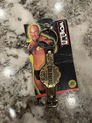 WCW NWO Goldberg Championship Belt Keychain 1999