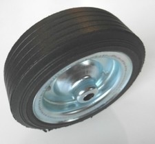 Roue en caoutchouc pleine roue de secours pour roue de support avec jante mét...