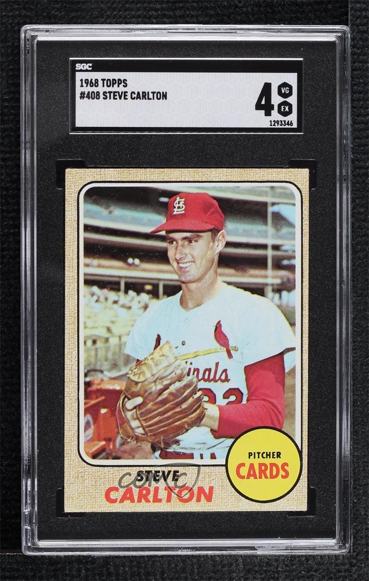 1968 Topps Steve Carlton #408 SGC 4 HOF 0w1