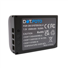 BLX-1 2500mAh Battery for Olympus OM System OM-1, OM-1 Mark II, OM-3