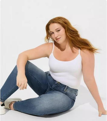 Torrid Foxy CSP Cami Tunic Tank Top White Size 2 18/20