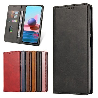 Für Xiaomi 11 Redmi Handy Tasche Flip Cover Case Echt Leder Schutz Hülle-Wallet~