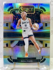 2024 Panini Select WNBA Prizms Silver #73 Dana Evans Chicago Sky