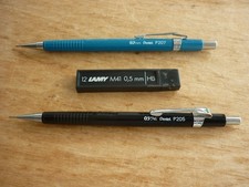 alte Druckbleistifte-Pentel P205 und P207, JAPAN + Minen