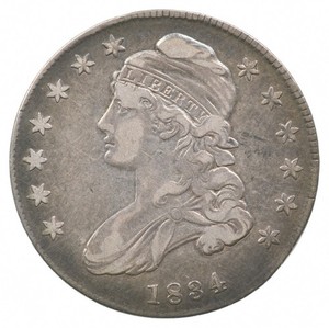 1834 Capped Bust Lettered Edge Half Dollar a7116